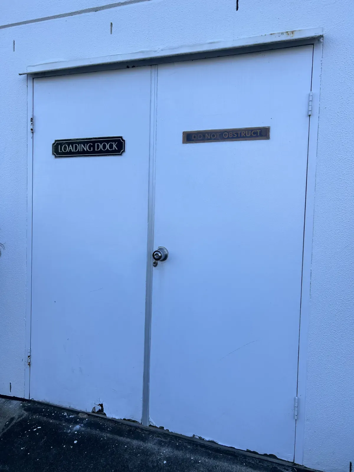 Fire door before and after restoration